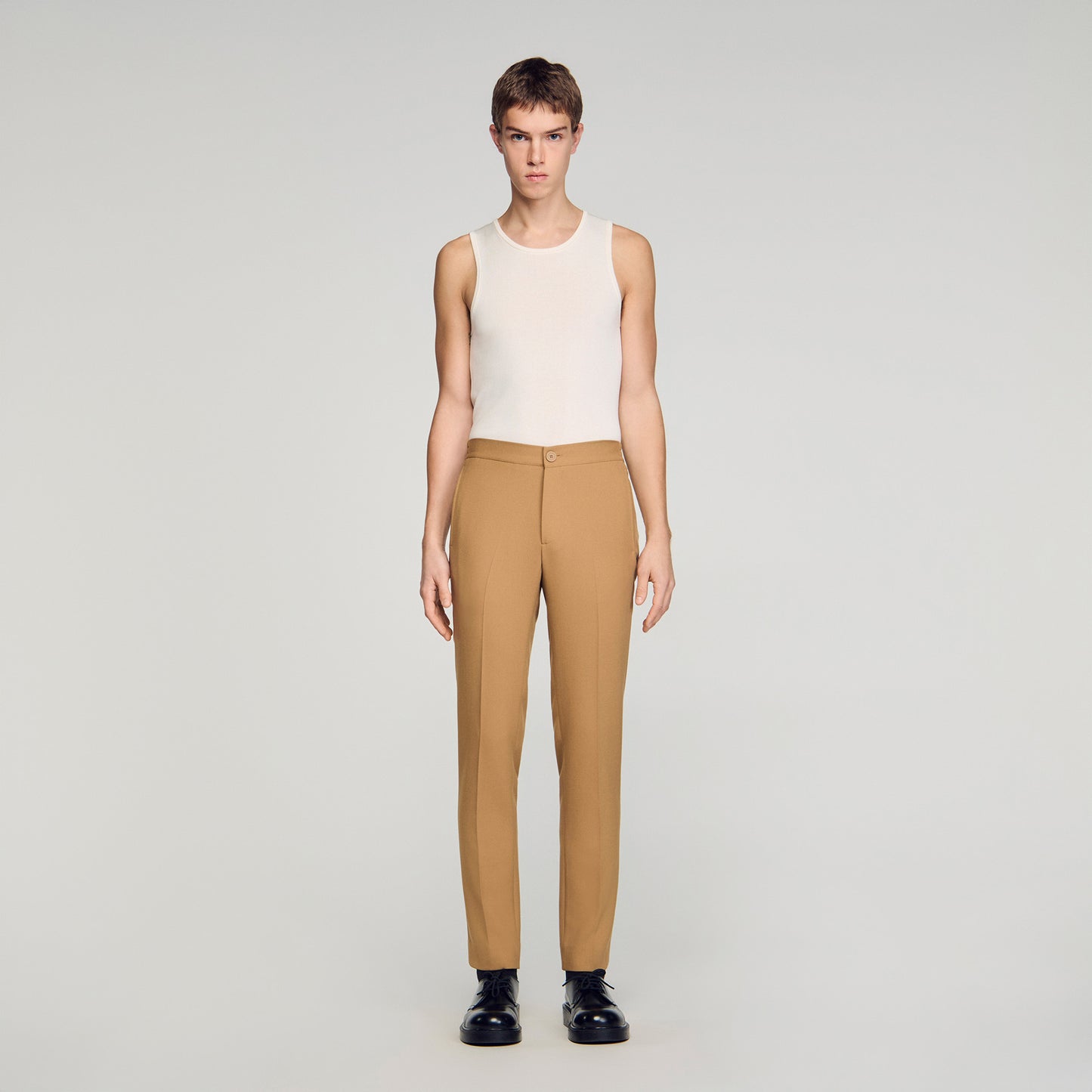 Jersey Jersey Trousers Nut