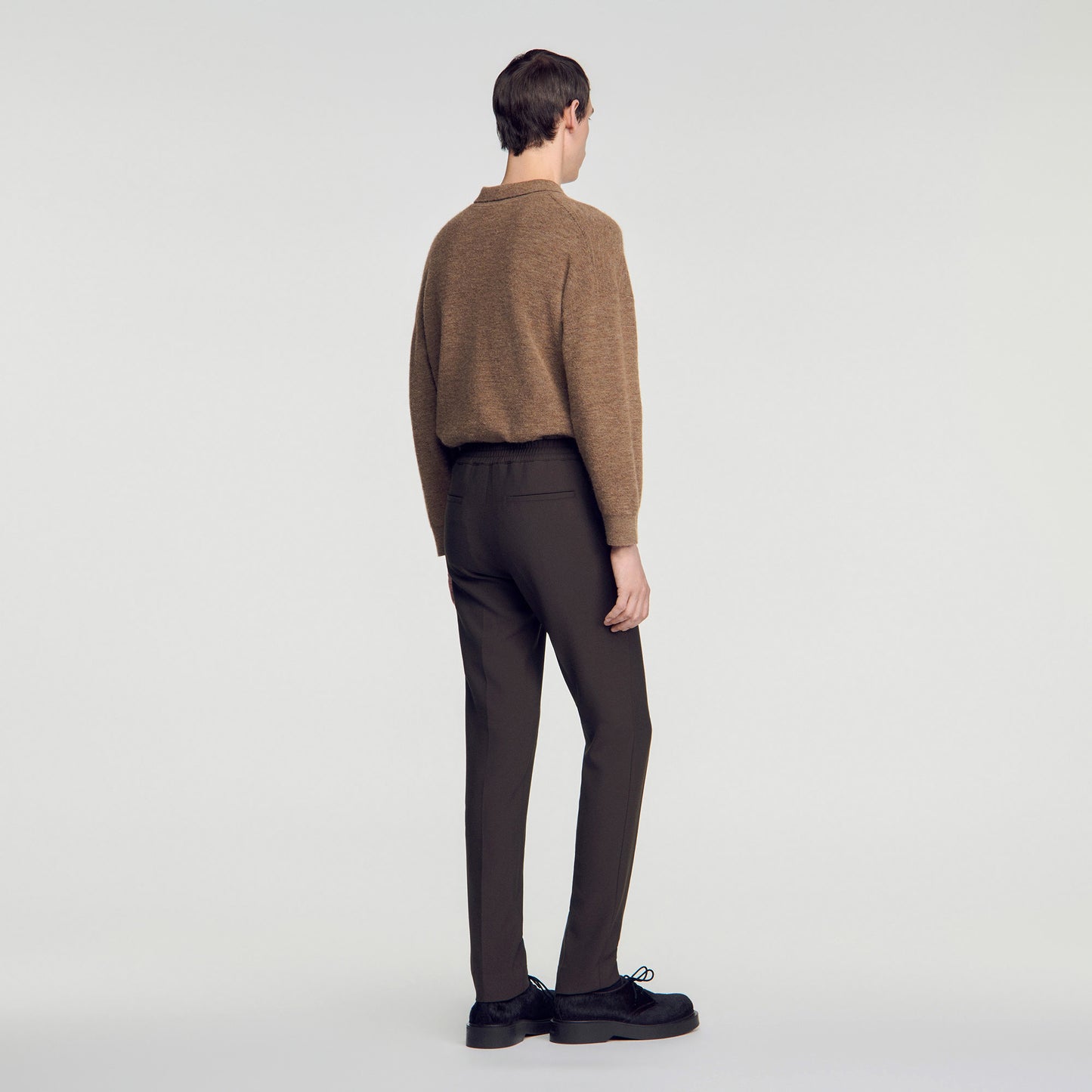 Jersey Jersey trousers Dark Taupe