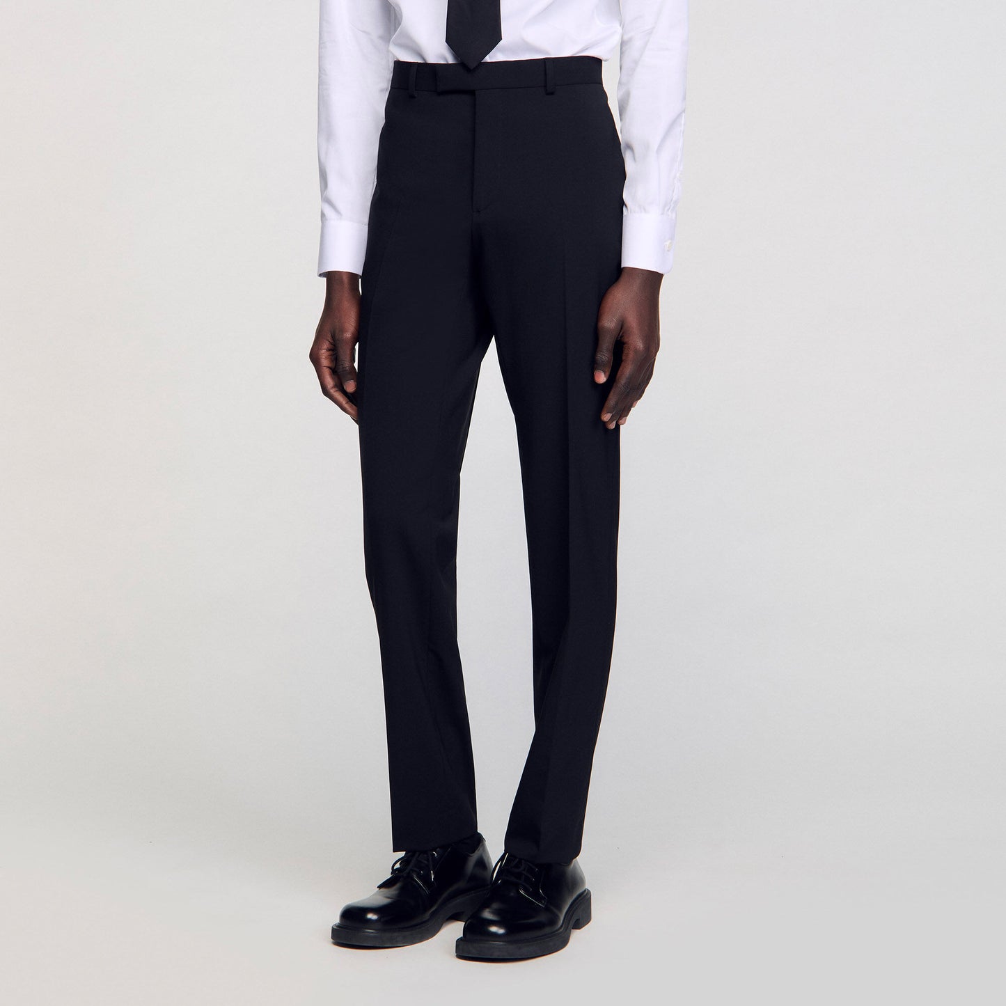 Formal Black Classic Suit Trousers Black
