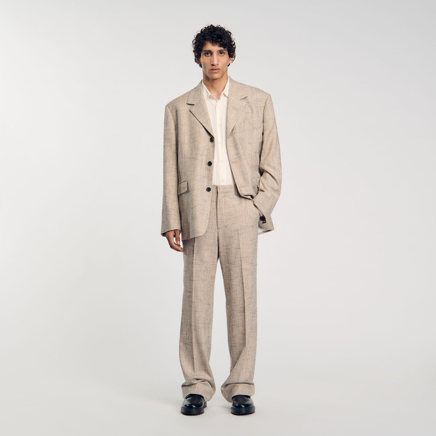 Oversize Pant Chine Beige