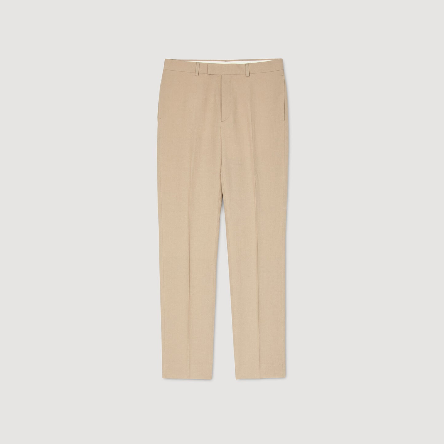 Formal Linen Suit Trousers Nut