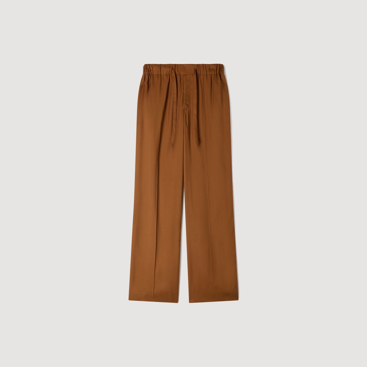 Pyjama Pant Drawstring Flowing Trousers Whisky