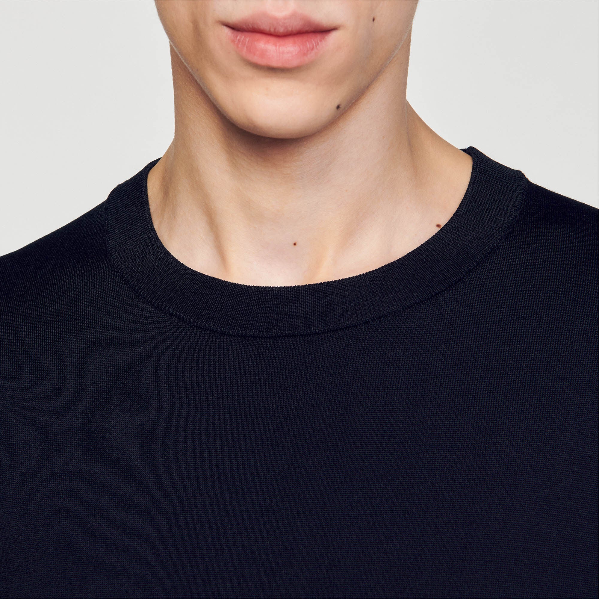 Knitted T-Shirt Black