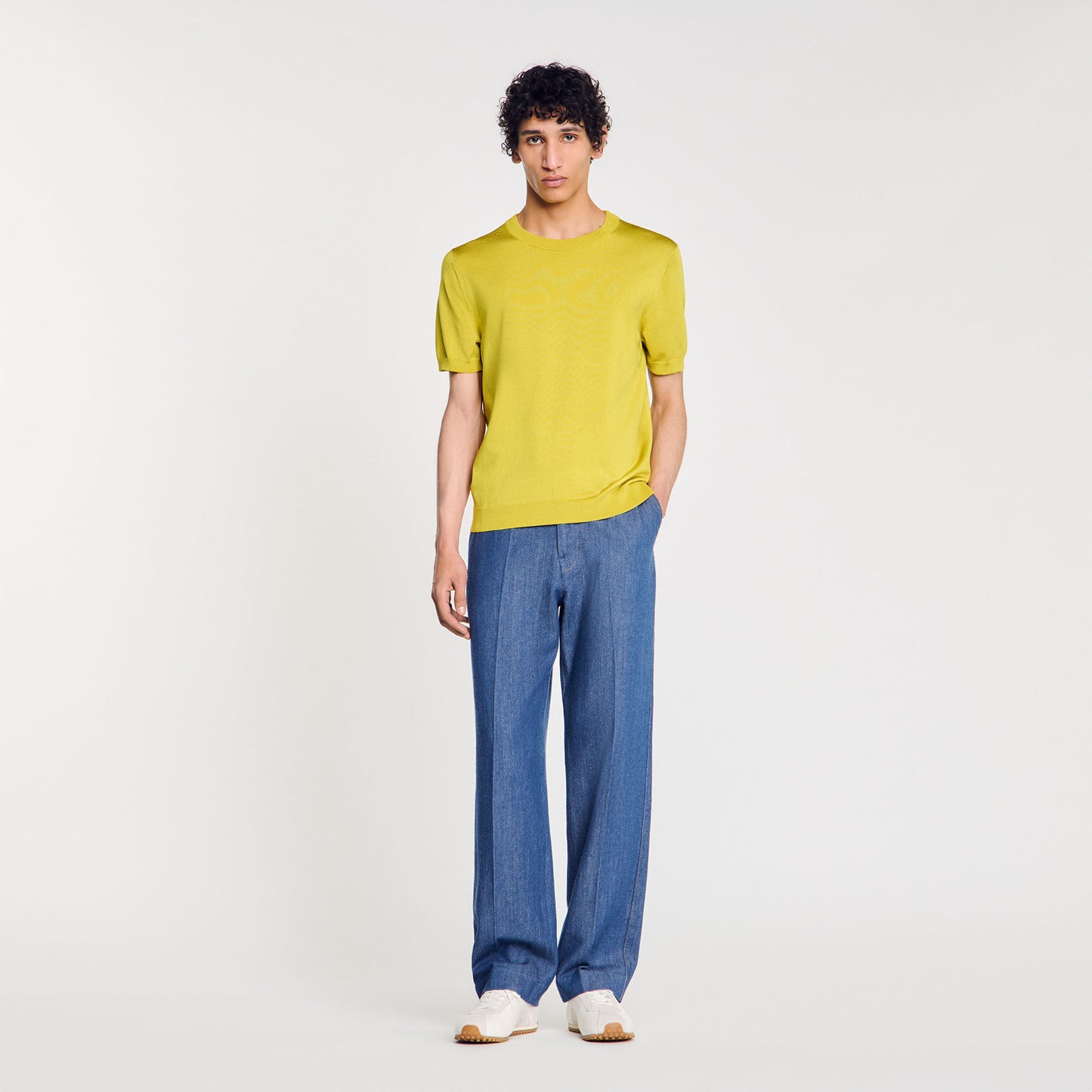 Knitted T-Shirt Super Green