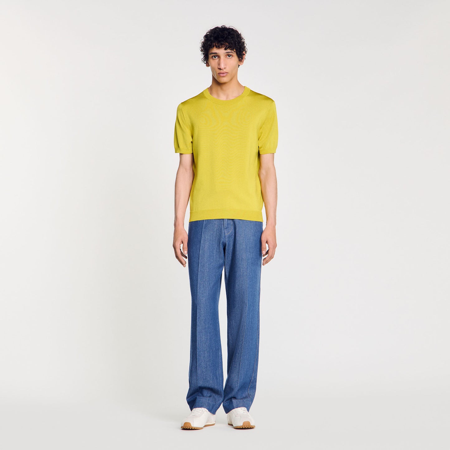 Knitted T-Shirt Super Green