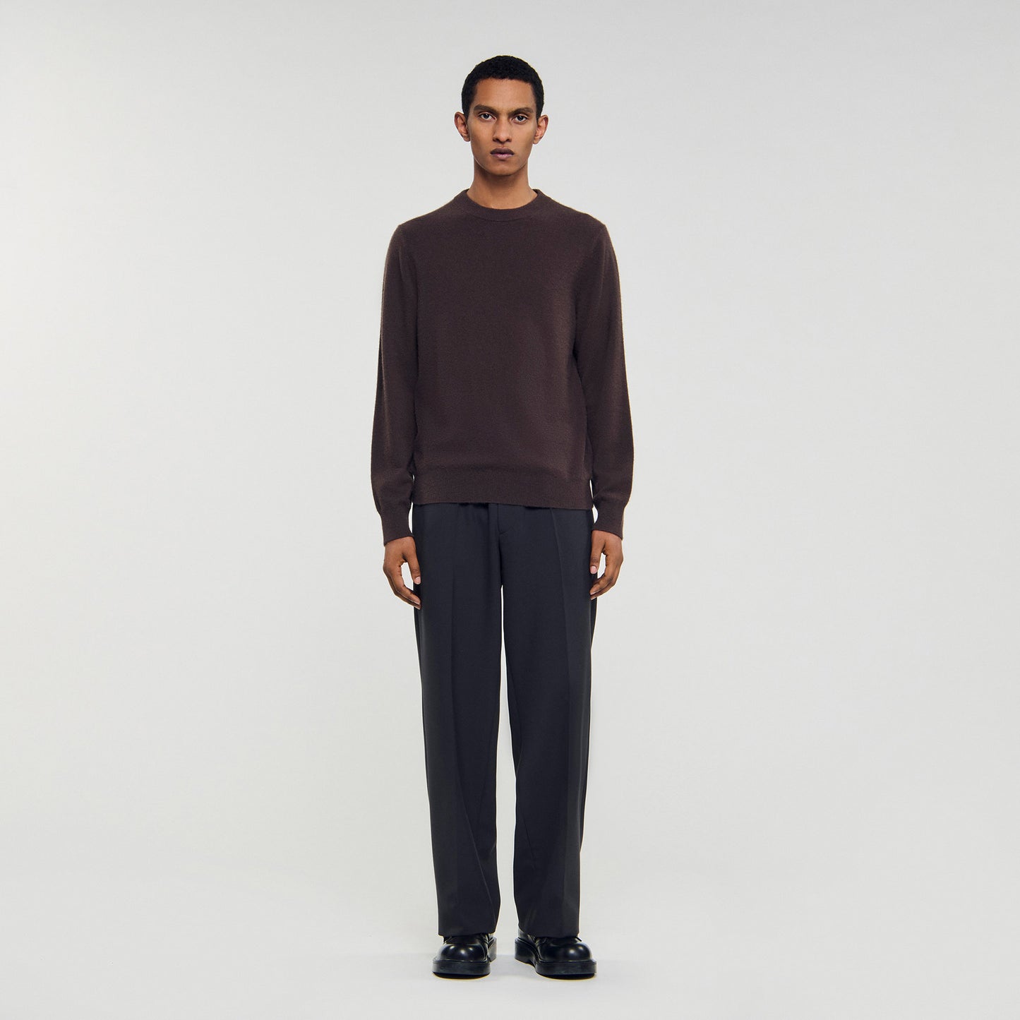 Crewneck Cashmere Cashmere Sweater Taupe