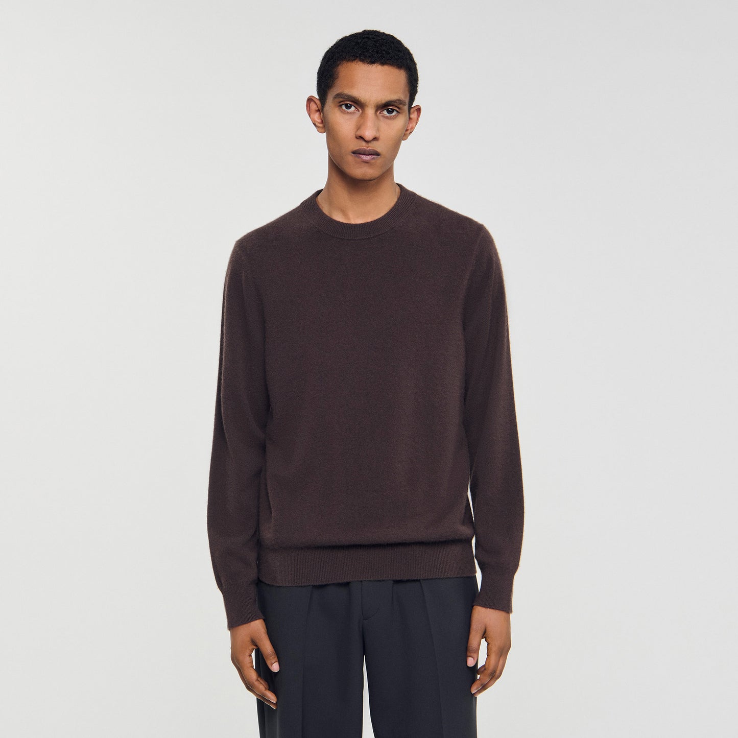 Crewneck Cashmere Cashmere Sweater Taupe