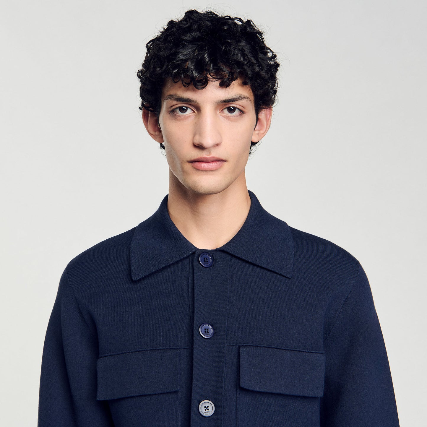 Home Cardigan Knit Jacket Midnight Blue
