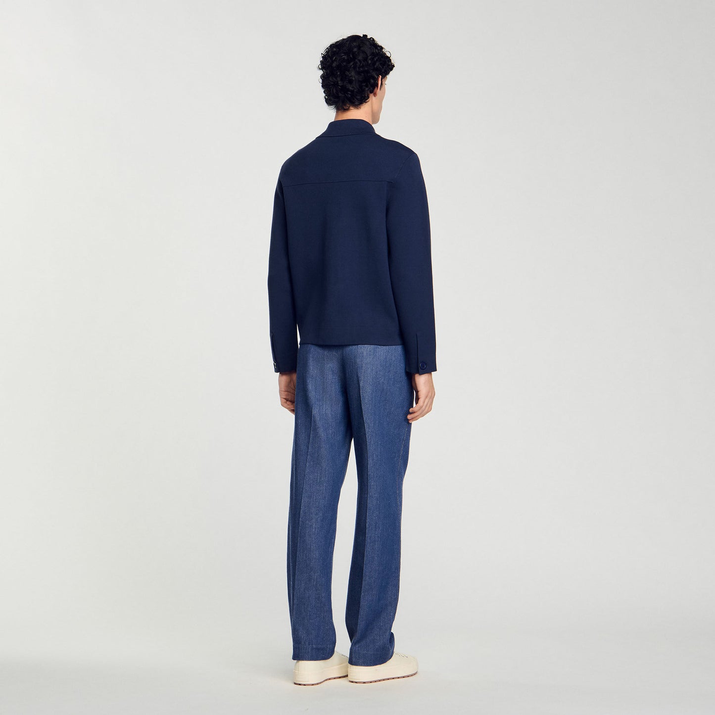 Home Cardigan Knit Jacket Midnight Blue