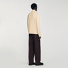 Yak Wool And Cashmere Turtleneck Jumper Beige