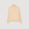 Yak Wool And Cashmere Turtleneck Jumper Beige