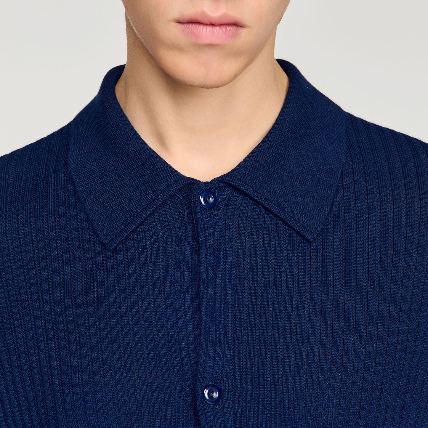Cardigan Adam Knit Cardigan Royal Blue