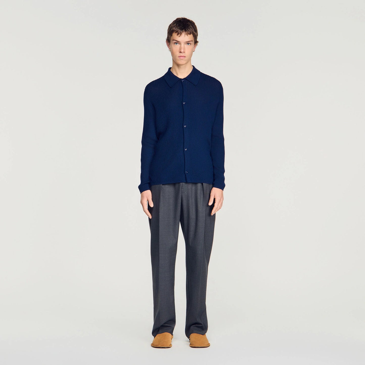 Cardigan Adam Knit Cardigan Royal Blue