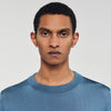 Pablo Crewneck Fine Knit Jumper Blue Office