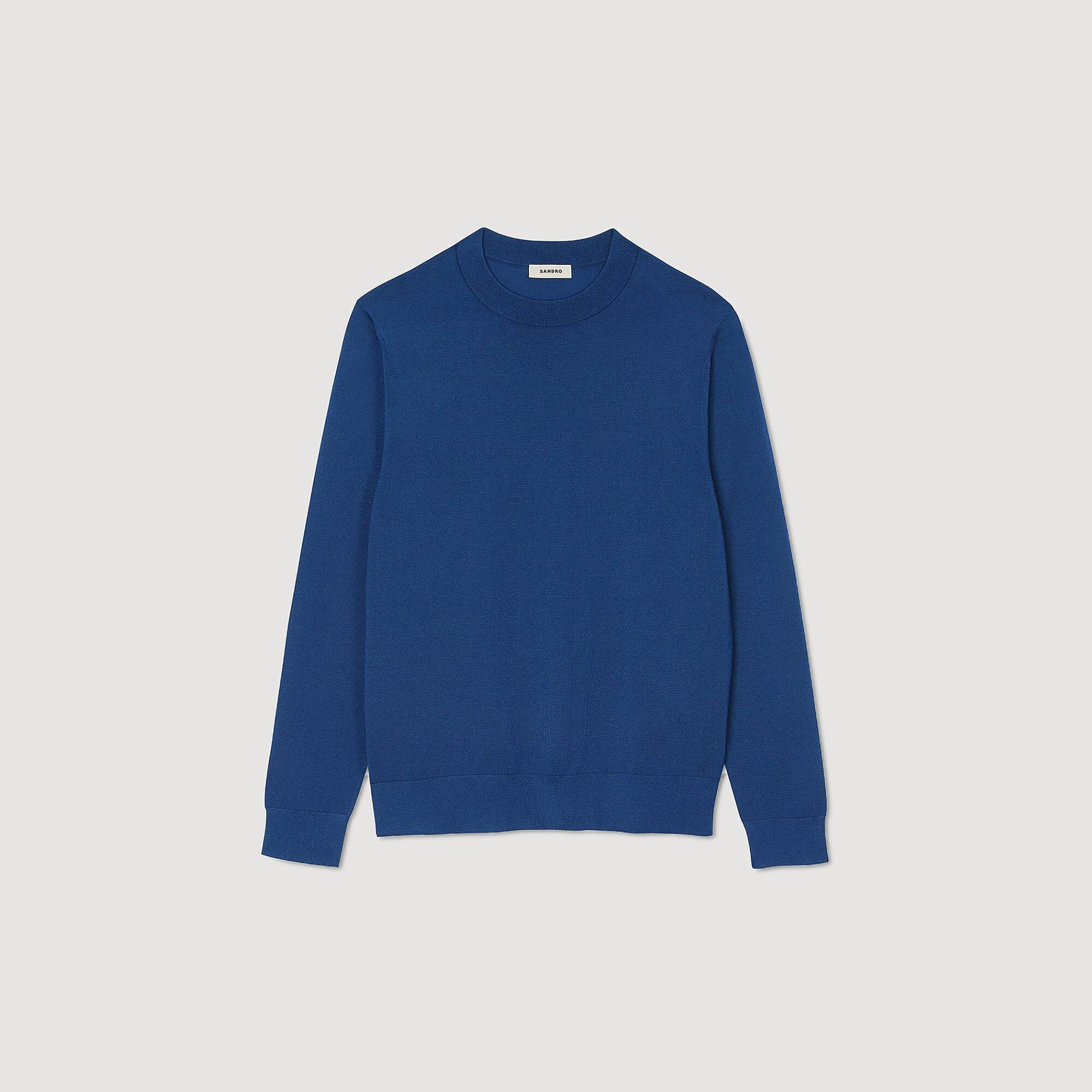 Fine Knit Jumper Royal Blue