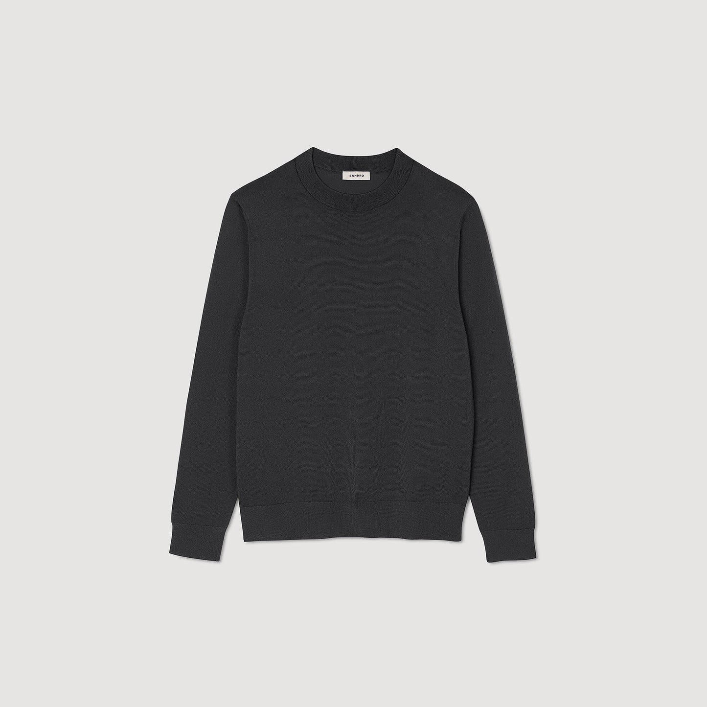 Pablo Crewneck Fine Knit Jumper Black