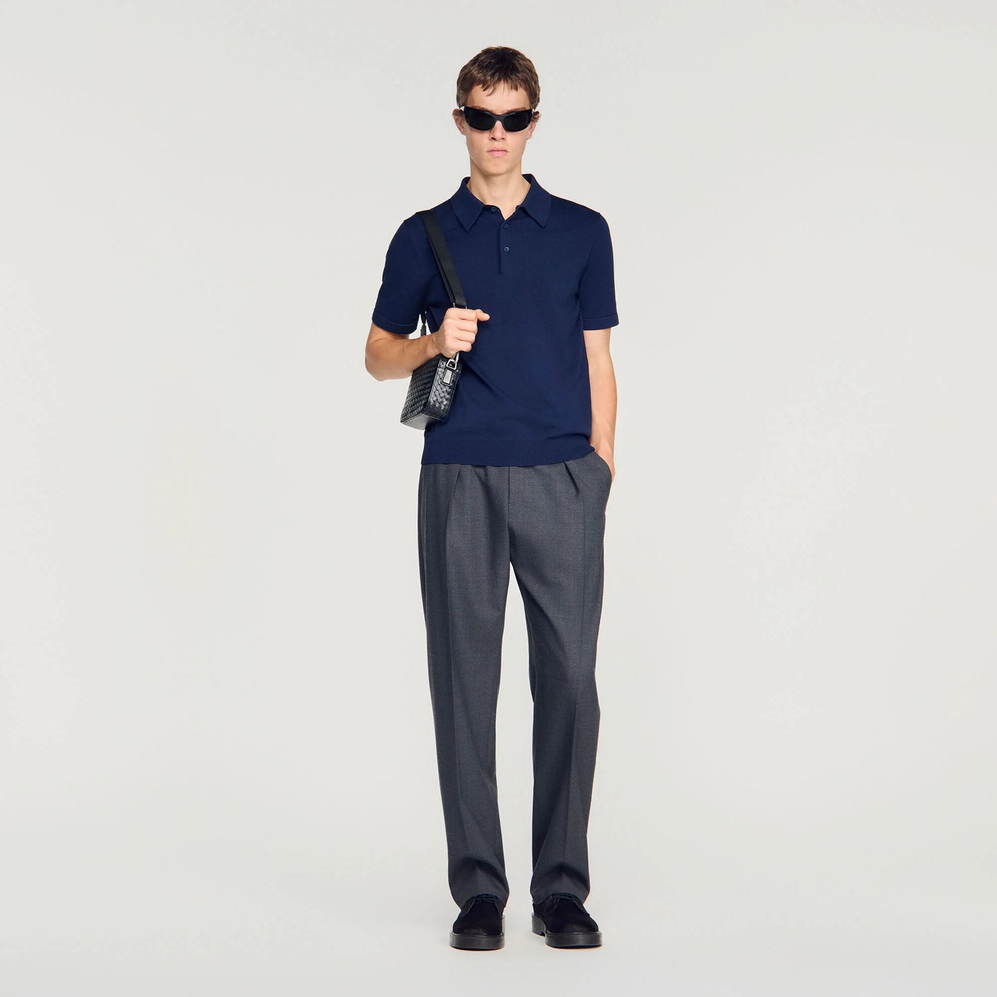 Pablo Cotton Knit Jumper Royal Blue