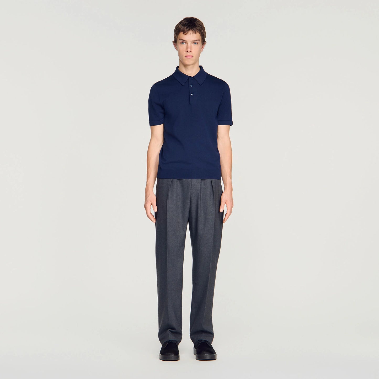 Pablo Cotton Knit Jumper Royal Blue