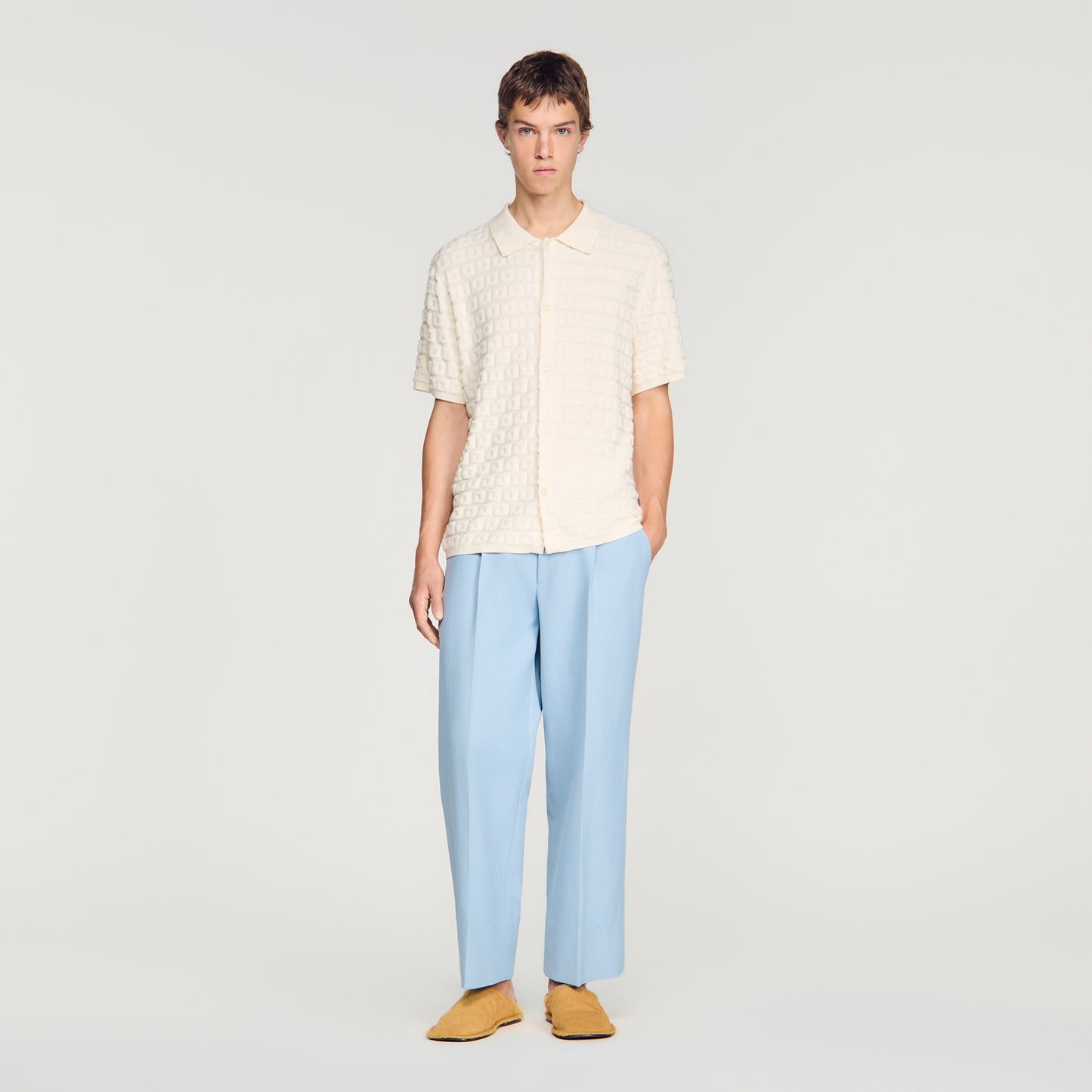 Sponge Shirt Mc Knit Jumper Ecru