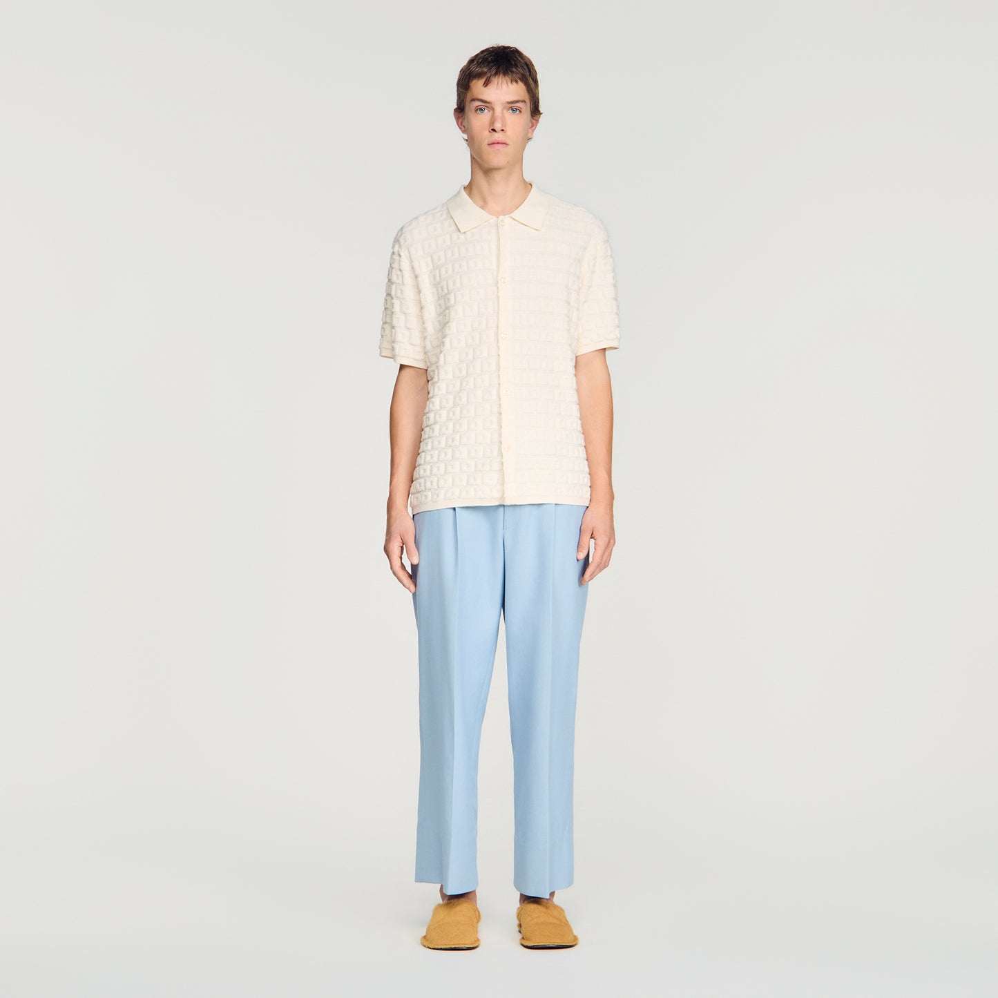 Sponge Shirt Mc Knit Jumper Ecru