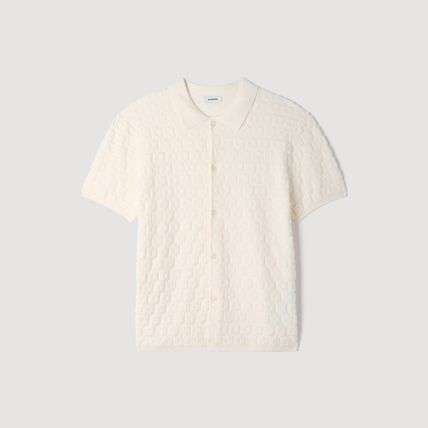 Sponge Shirt Mc Knit Jumper Ecru