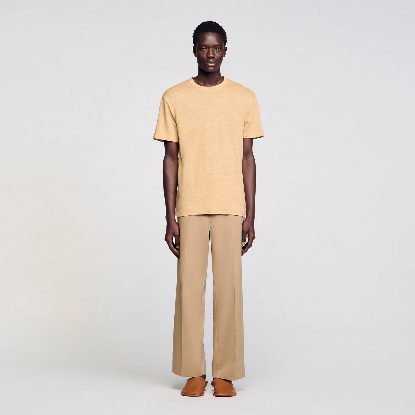 Certified Linen T-Shirt Nut