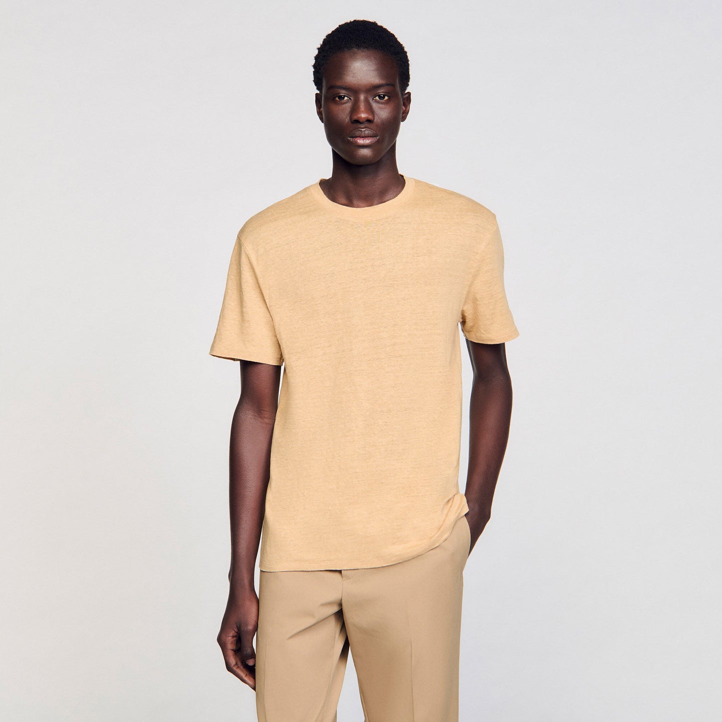 Certified Linen T-Shirt Nut
