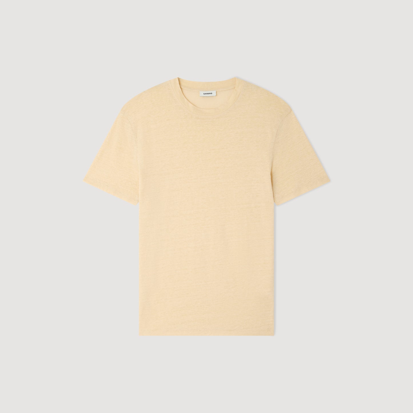 Clash Linen T-Shirt Butter Cream