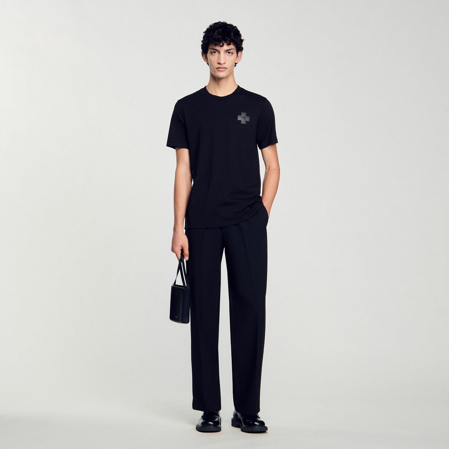 Tshirt Cross Patch Cross T-Shirt Black