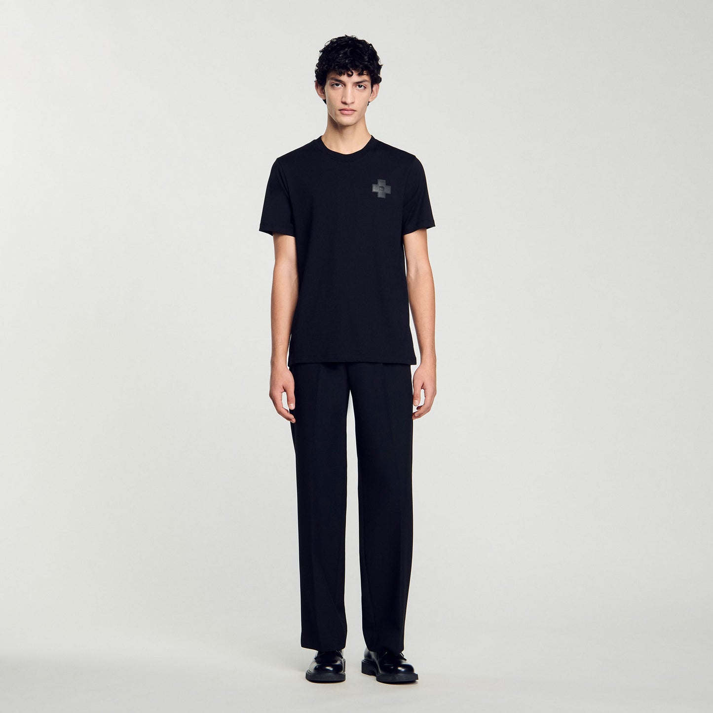 Tshirt Cross Patch Cross T-Shirt Black