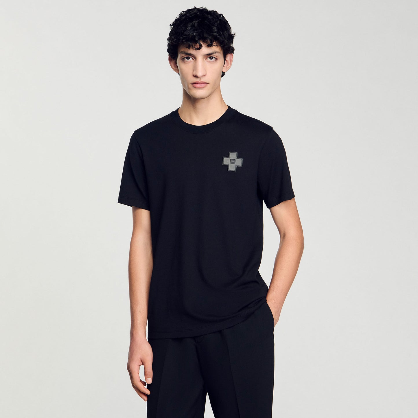 Tshirt Cross Patch Cross T-Shirt Black
