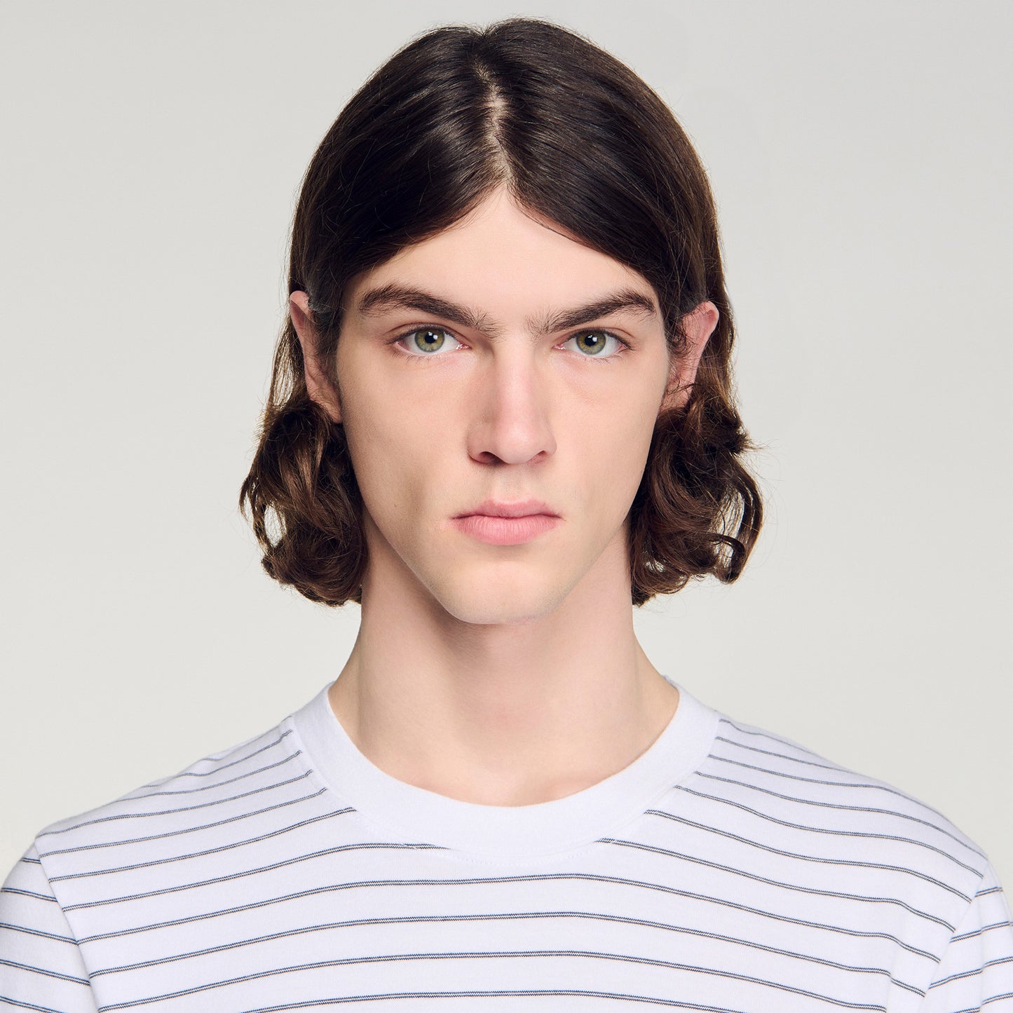 Striped T Shirt White Black