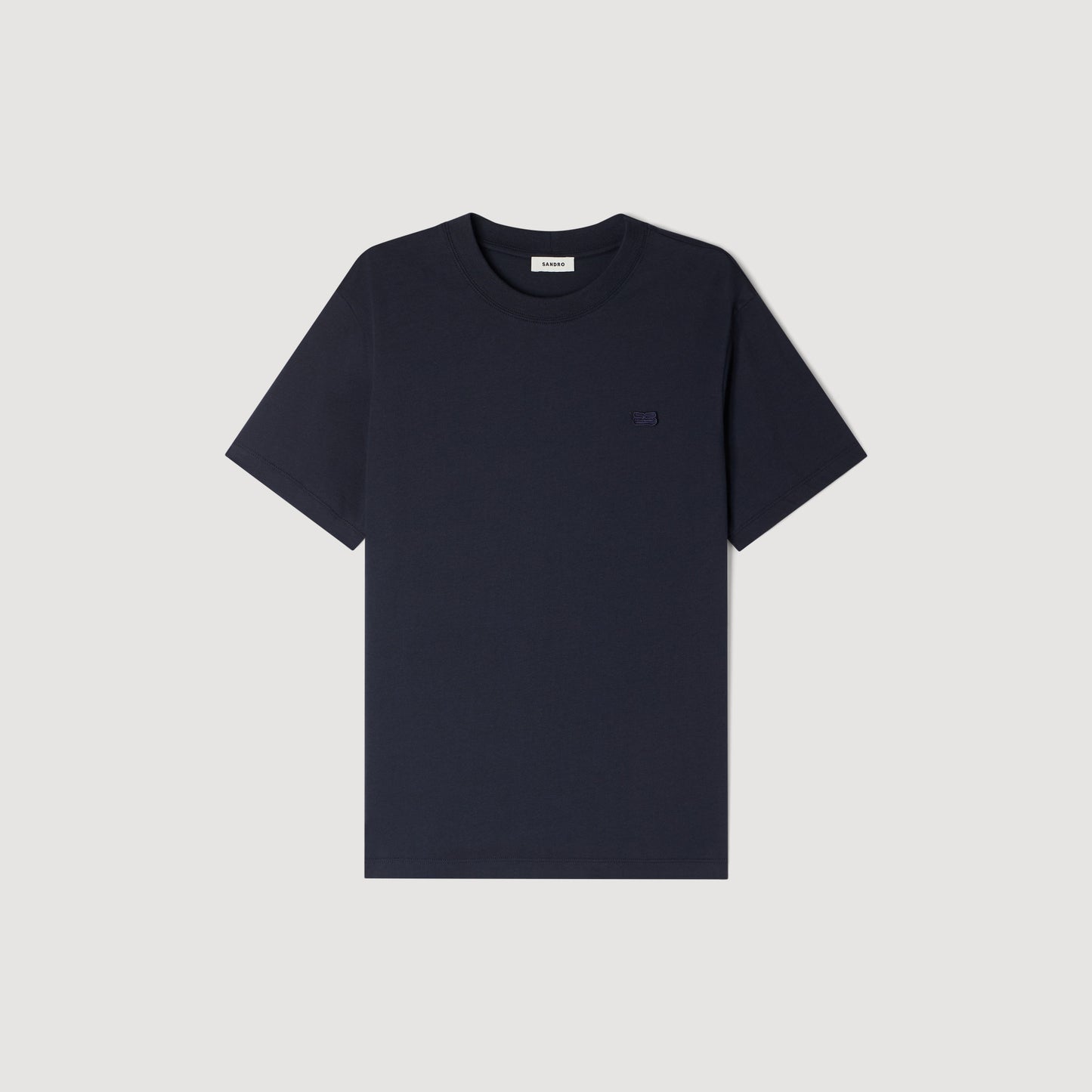 Retro Ss Classic Tee T-Shirt With Double S Patch Navy Blue