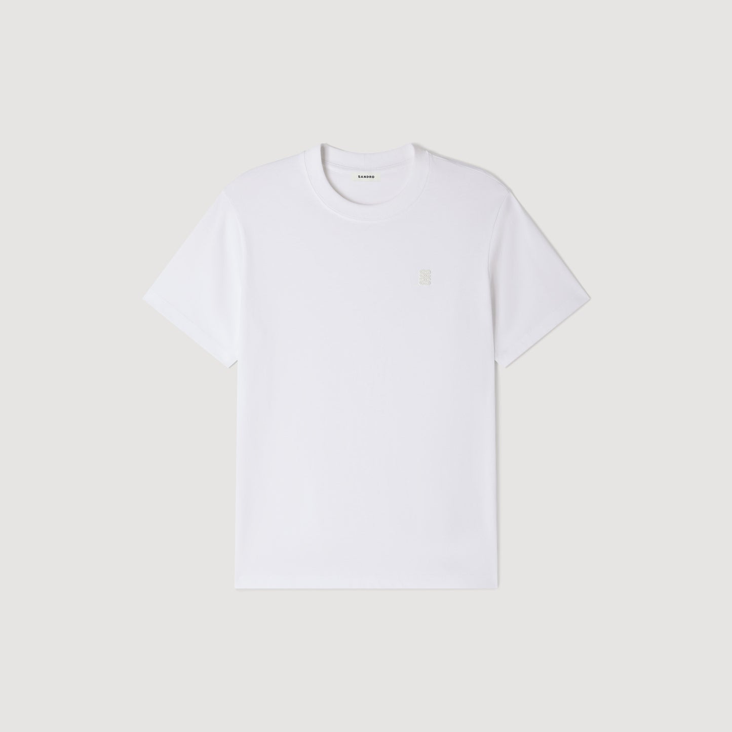 Tshirt Tonal Patch 4S Cotton logo T-shirt White
