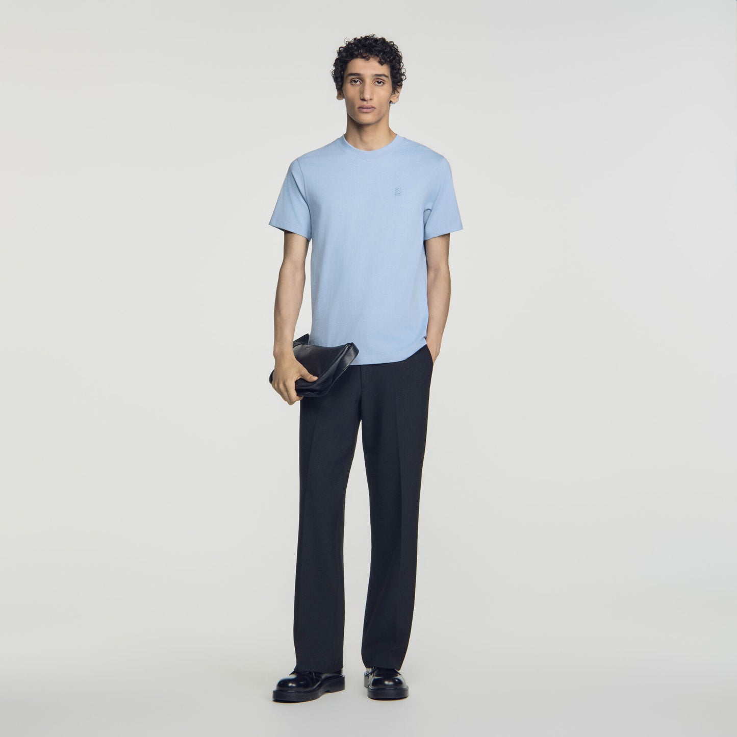 Tshirt Tonal Patch 4S T-shirt Blue Grey