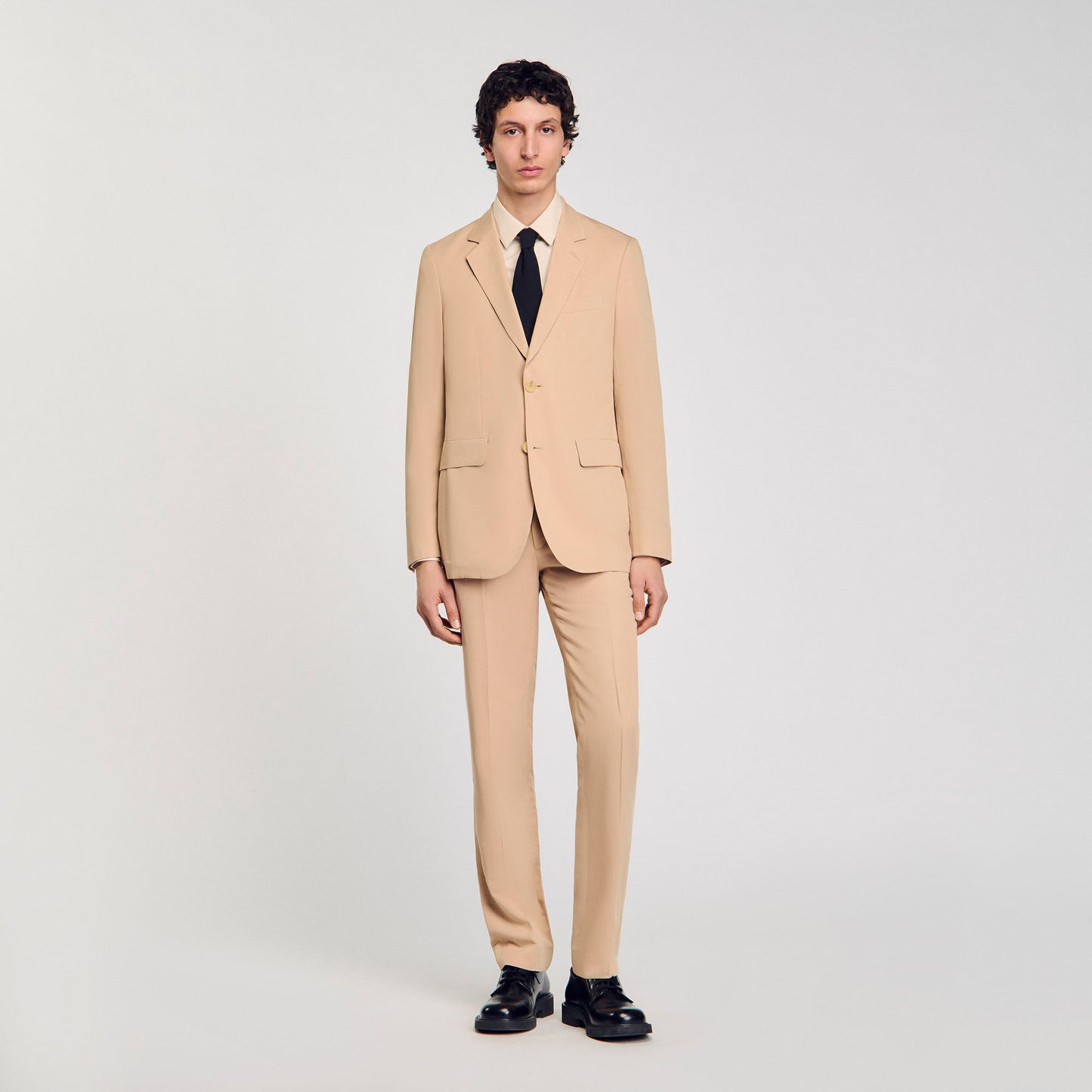 Formal Linen Suit Jacket Nut