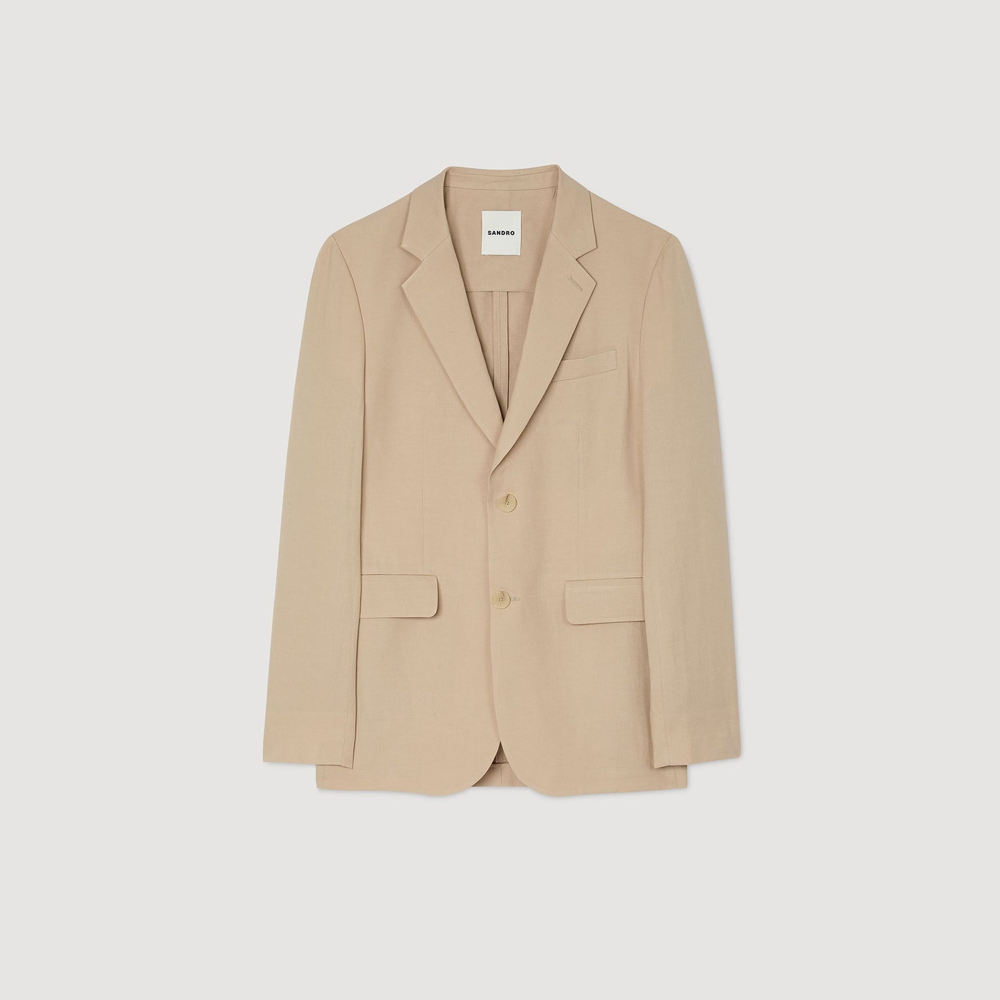 Formal Linen Suit Jacket Nut