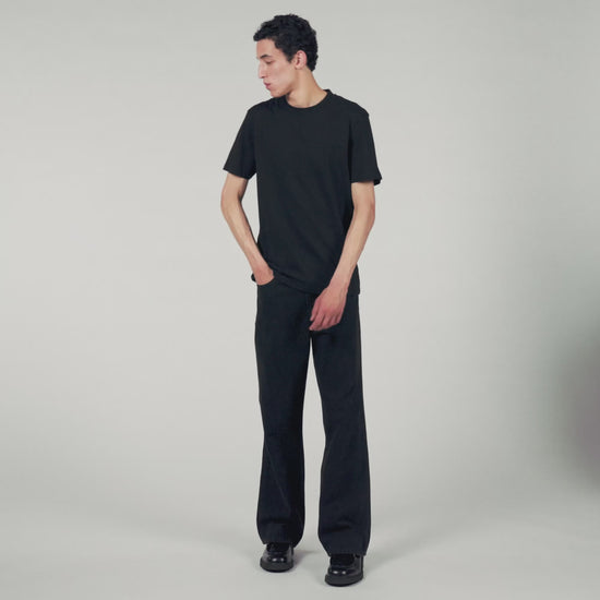 Dual Gender Tee Cotton T-Shirt Black