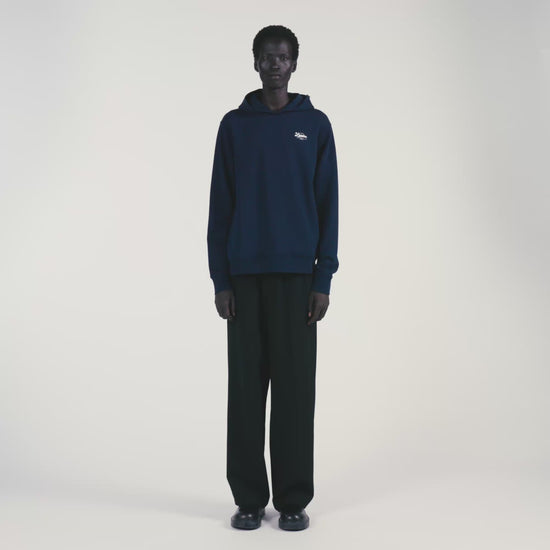 Atelier Hoodie Logo Sweatshirt Midnight Blue