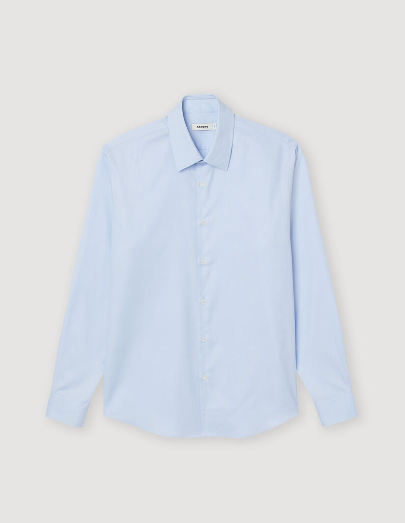 Classic Cotton Shirt Sky Blue