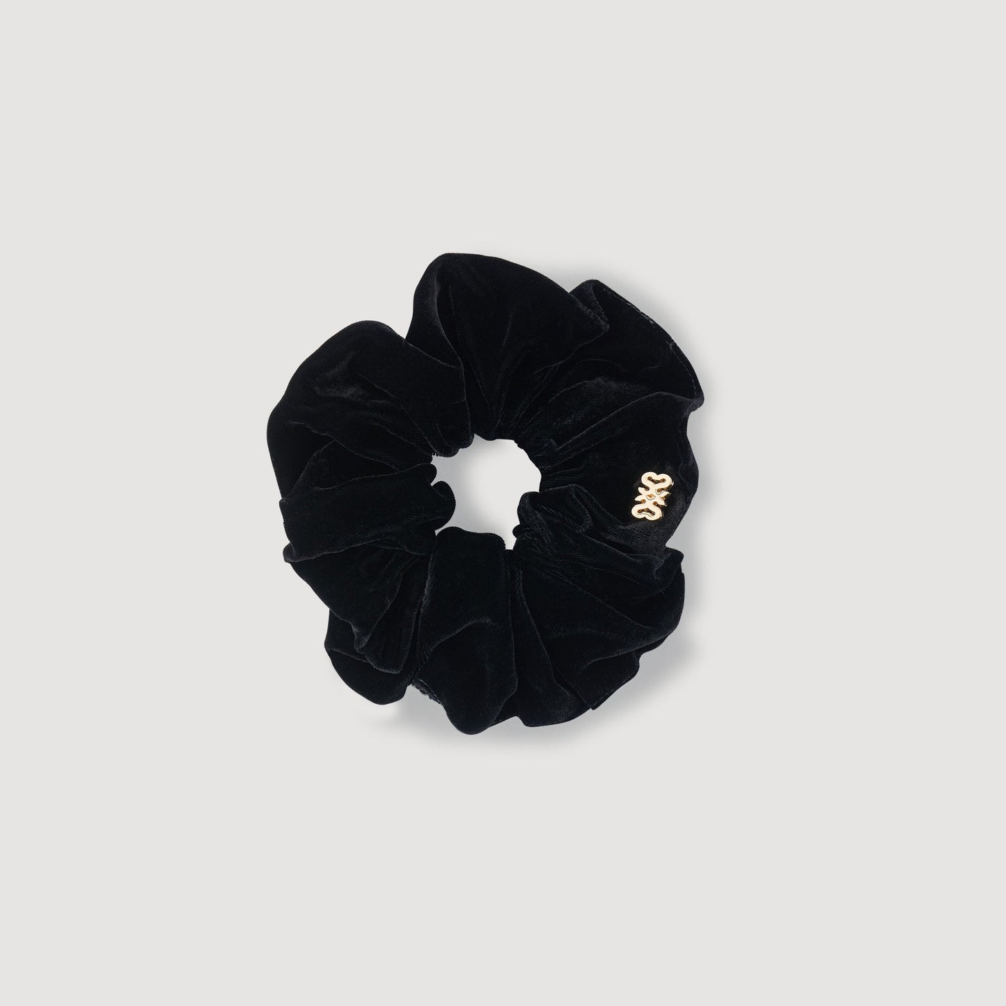 Chouchou Velvet Scrunchie Black