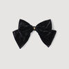 Noeud Velvet Bow Barrette Black