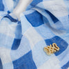 Chouchou Gingham Scrunchie BLU / WHITE