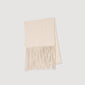 Vara Knitted Scarf Ecru