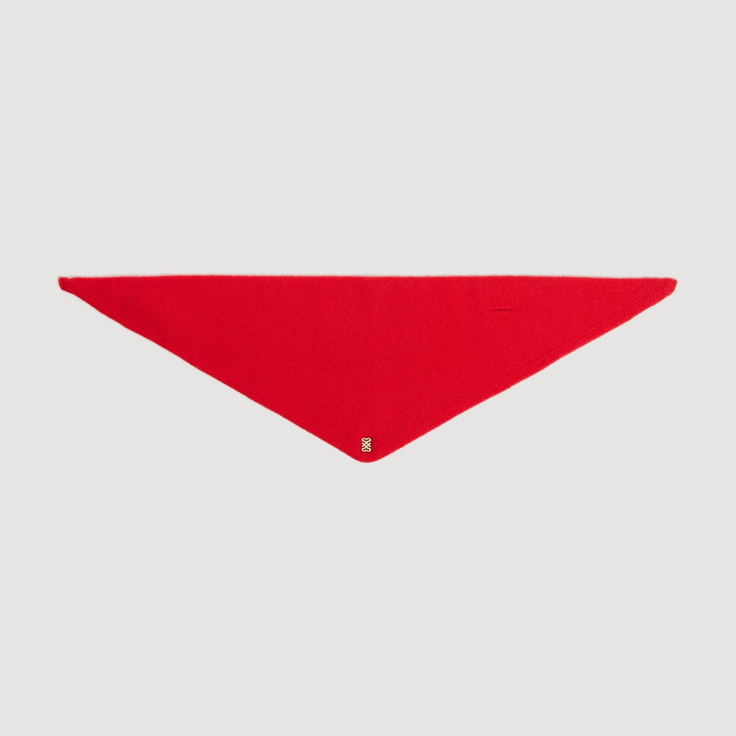 Shani Tie-up wool bandana Red