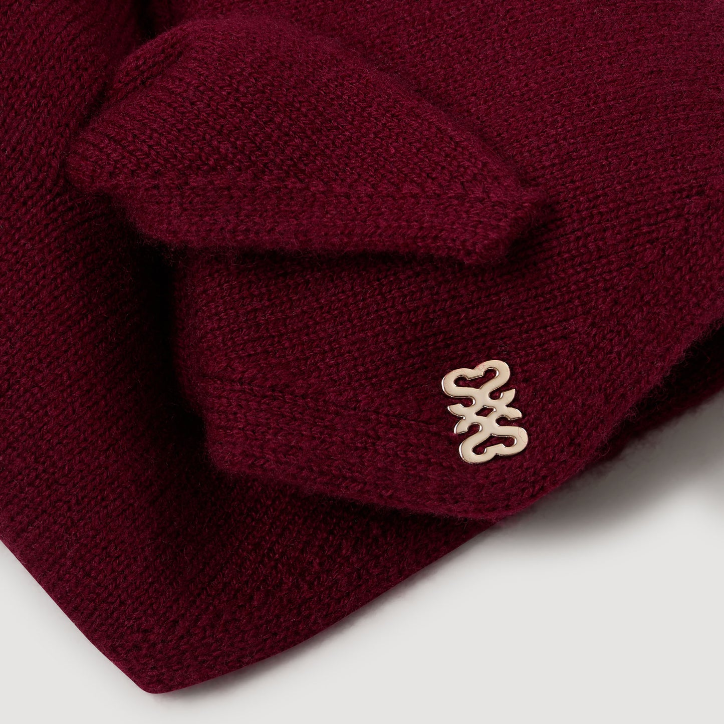 Shani Wool And Cashmere Scarf Bordeaux