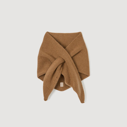 Shani Wool And Cashmere Scarf Light Brown
