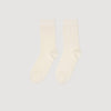 Socks With Bead Detail Ecru