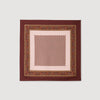 Alize Placed Print Scarf Nude / Bordeaux
