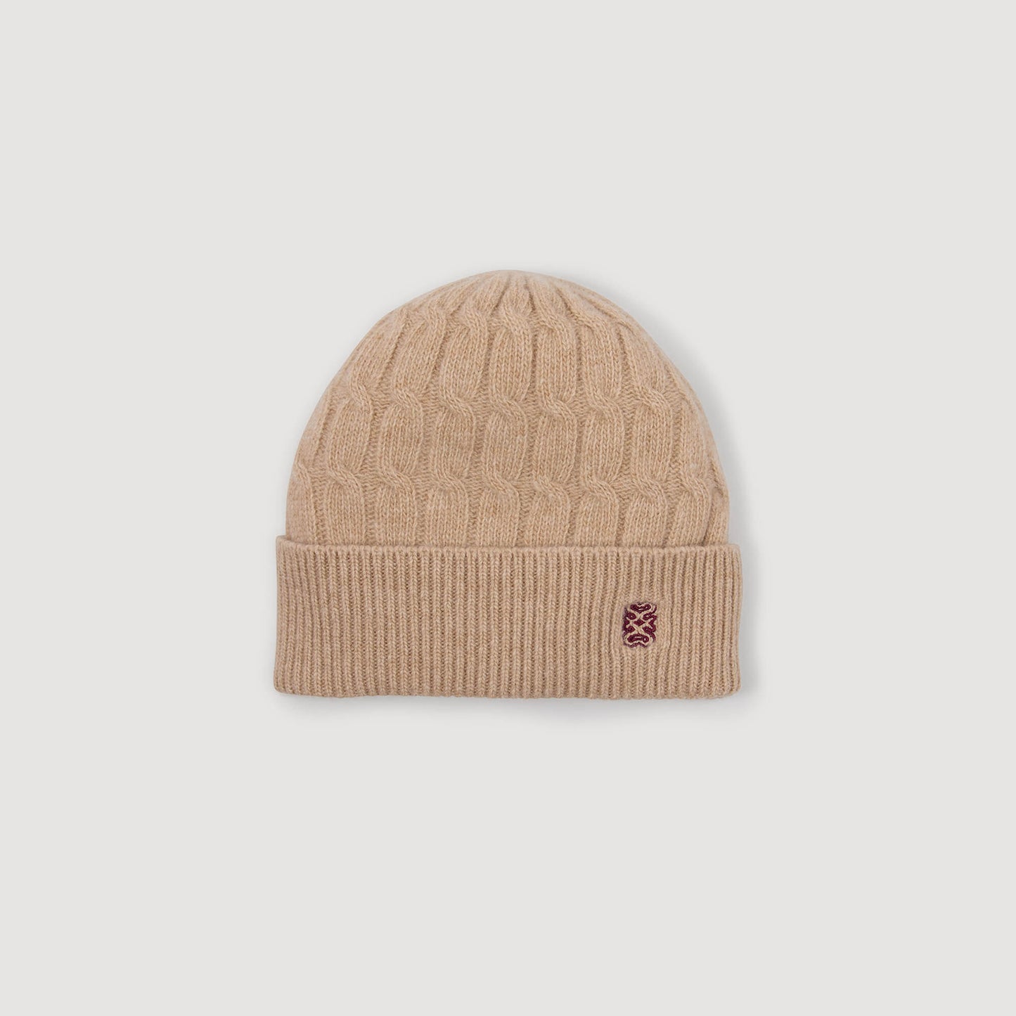 Oreaneau Wool And Cashmere Hat Beige
